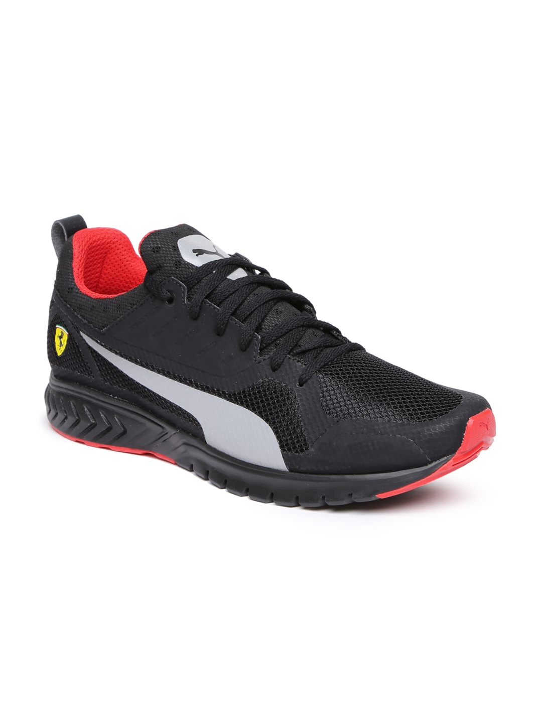 puma unisex black casual shoes