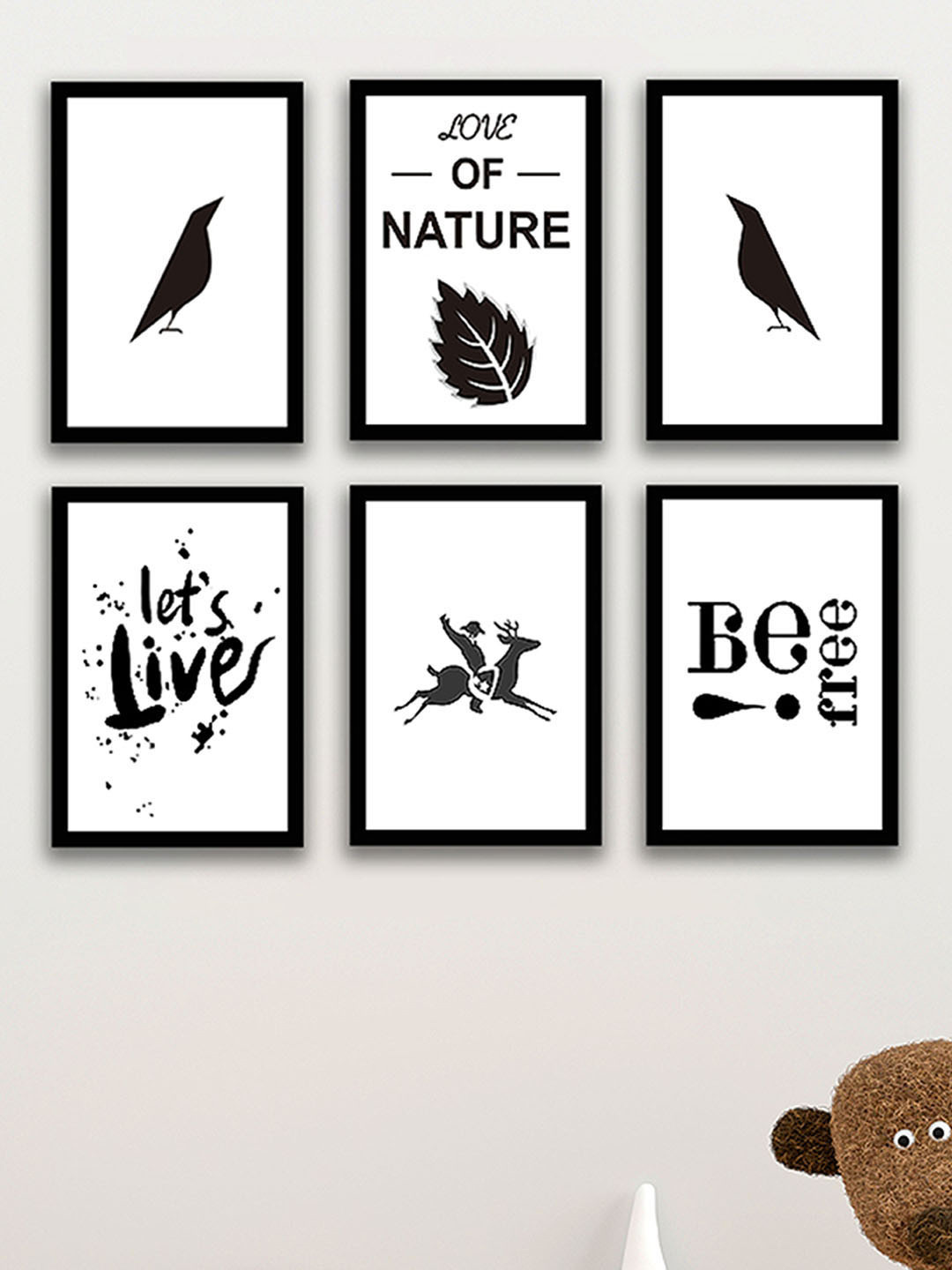 Art Street Canvas 6 Piece Wall Rectangle Paintings Wall Art - 30 ,2 x 26.8In