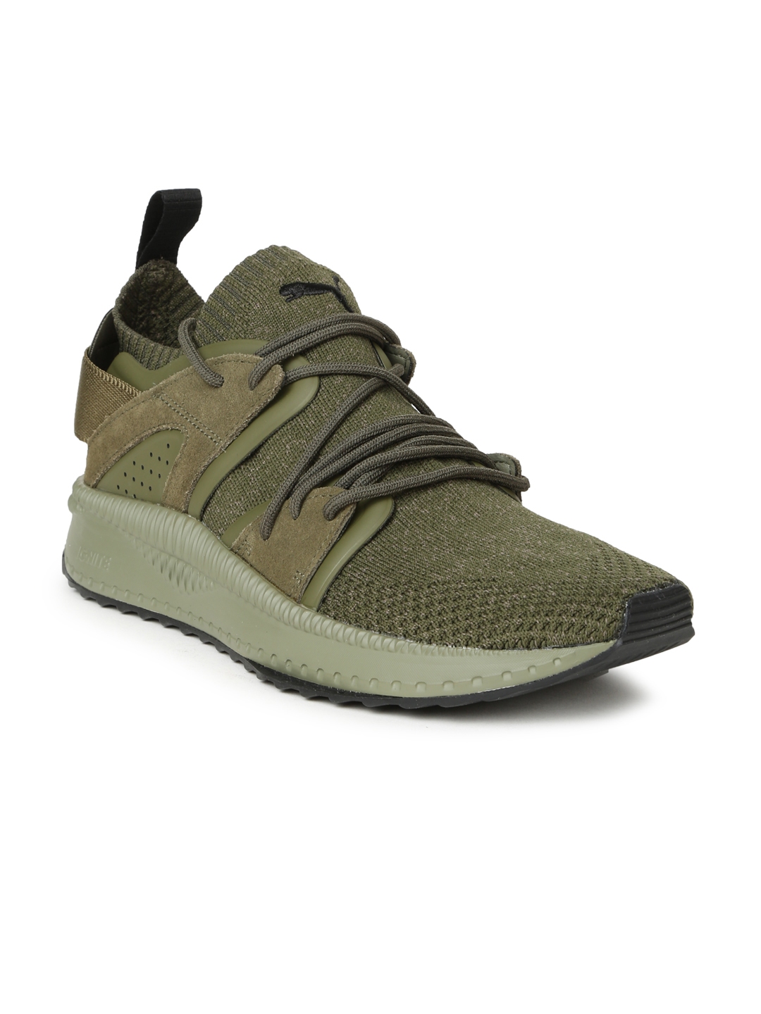 Buy Puma Unisex Olive Green TSUGI Blaze evoKNIT Sneakers Casual Shoes for Unisex 2137431 Myntra