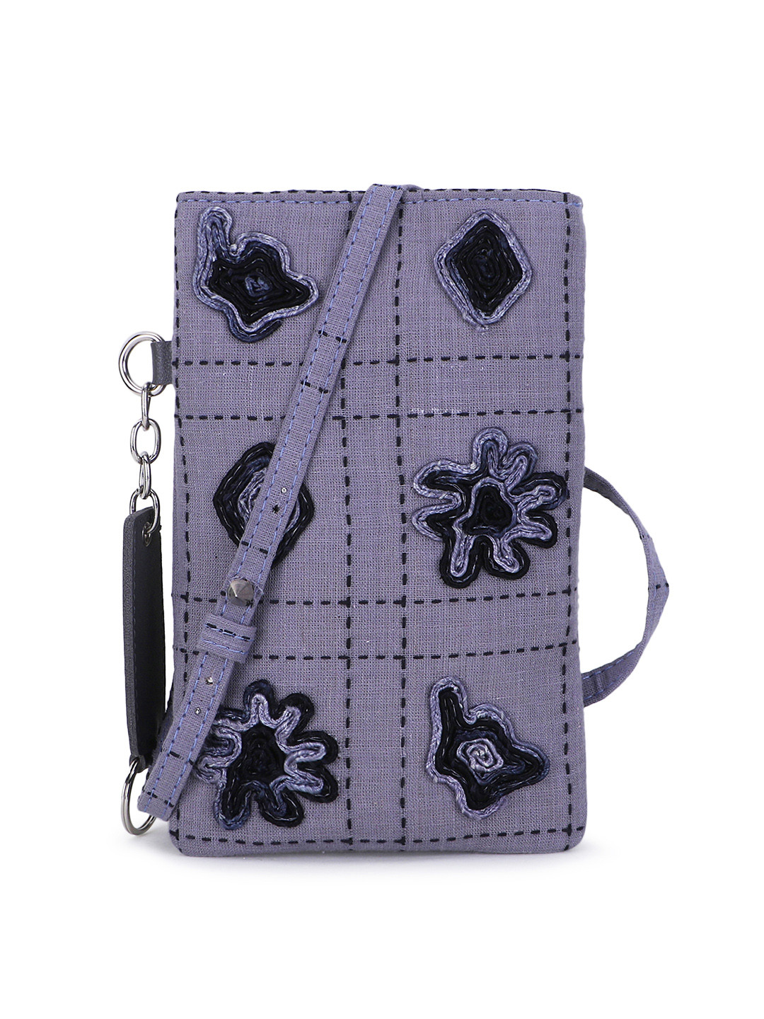 Spice Art  Women Printed Cotton Travel Mobile Pouch