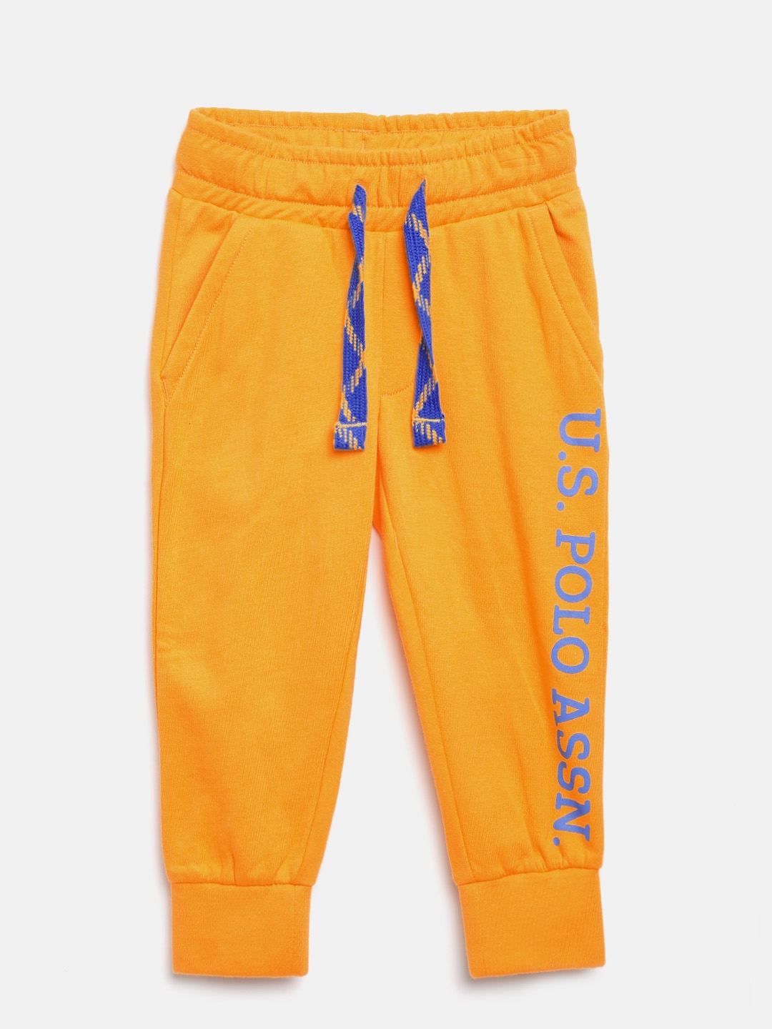 Buy U.S. Polo Assn. Kids Boys Yellow Joggers Track Pants for