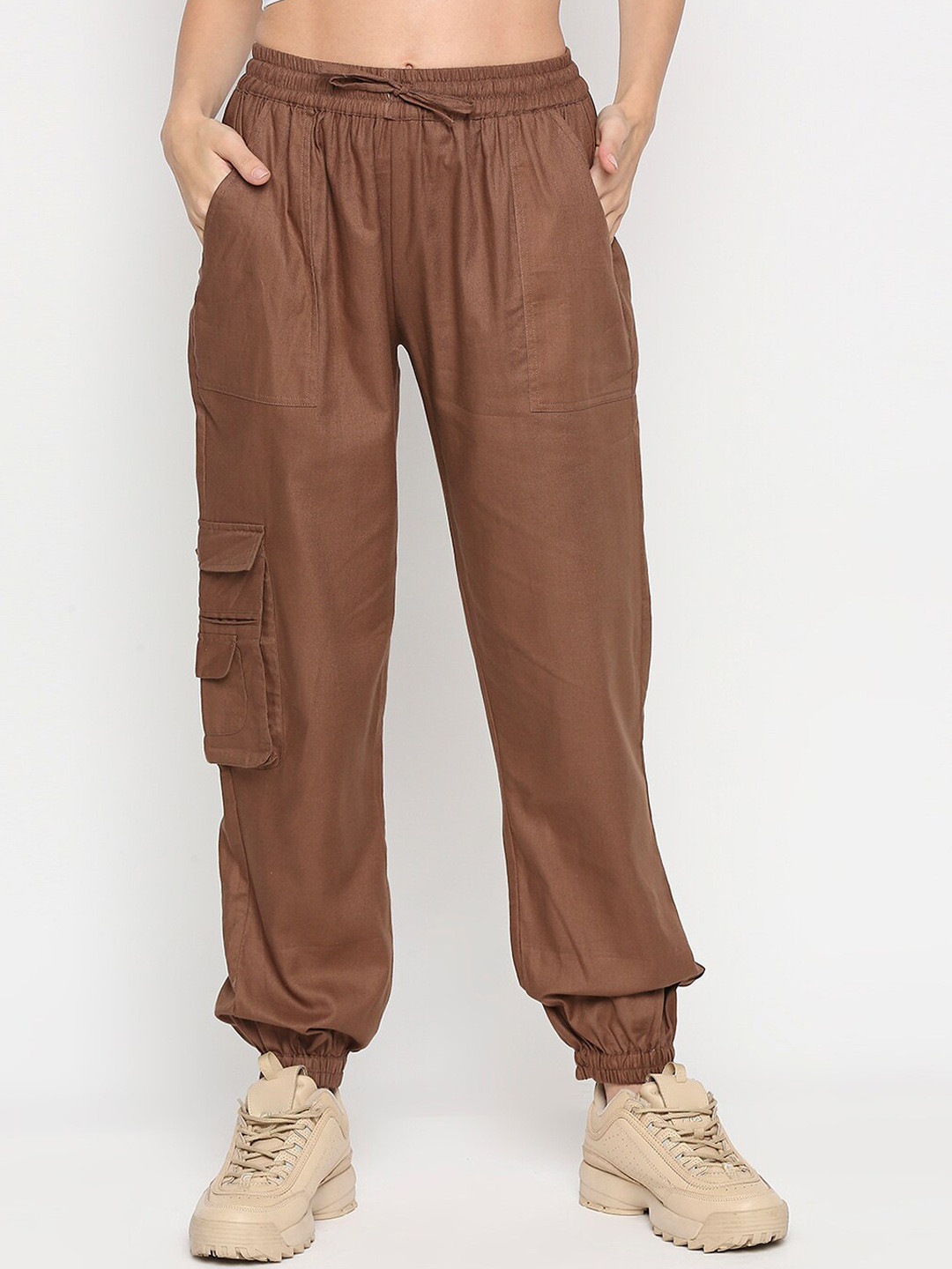 Remanika Women Smart Easy Wash Cotton Joggers