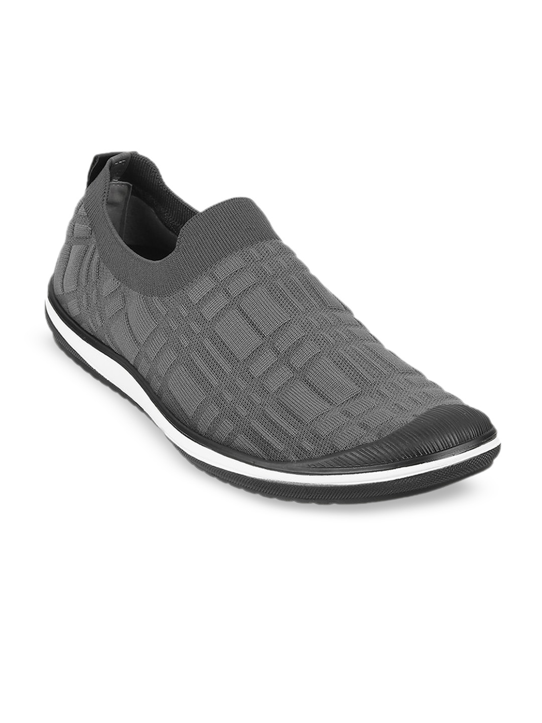 Metro Men Woven Design Slip-On Sneakers