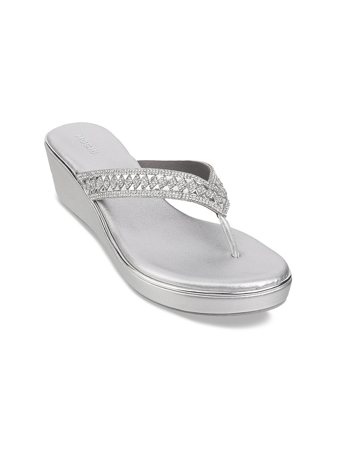 Mochi Embellished Ethnic Platform Sandals Heels
