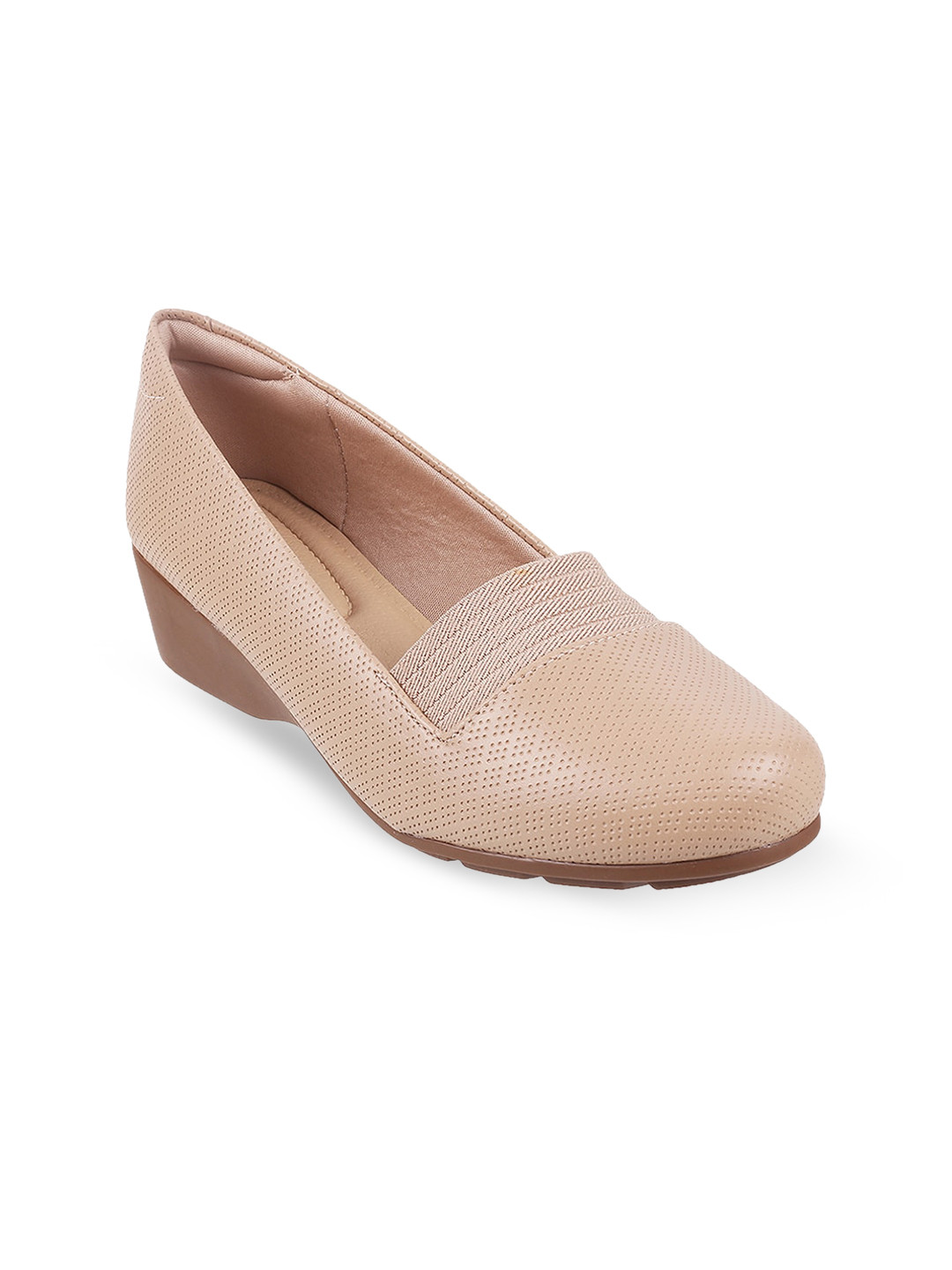 J.FONTINI Textured Wedge Heels Pumps