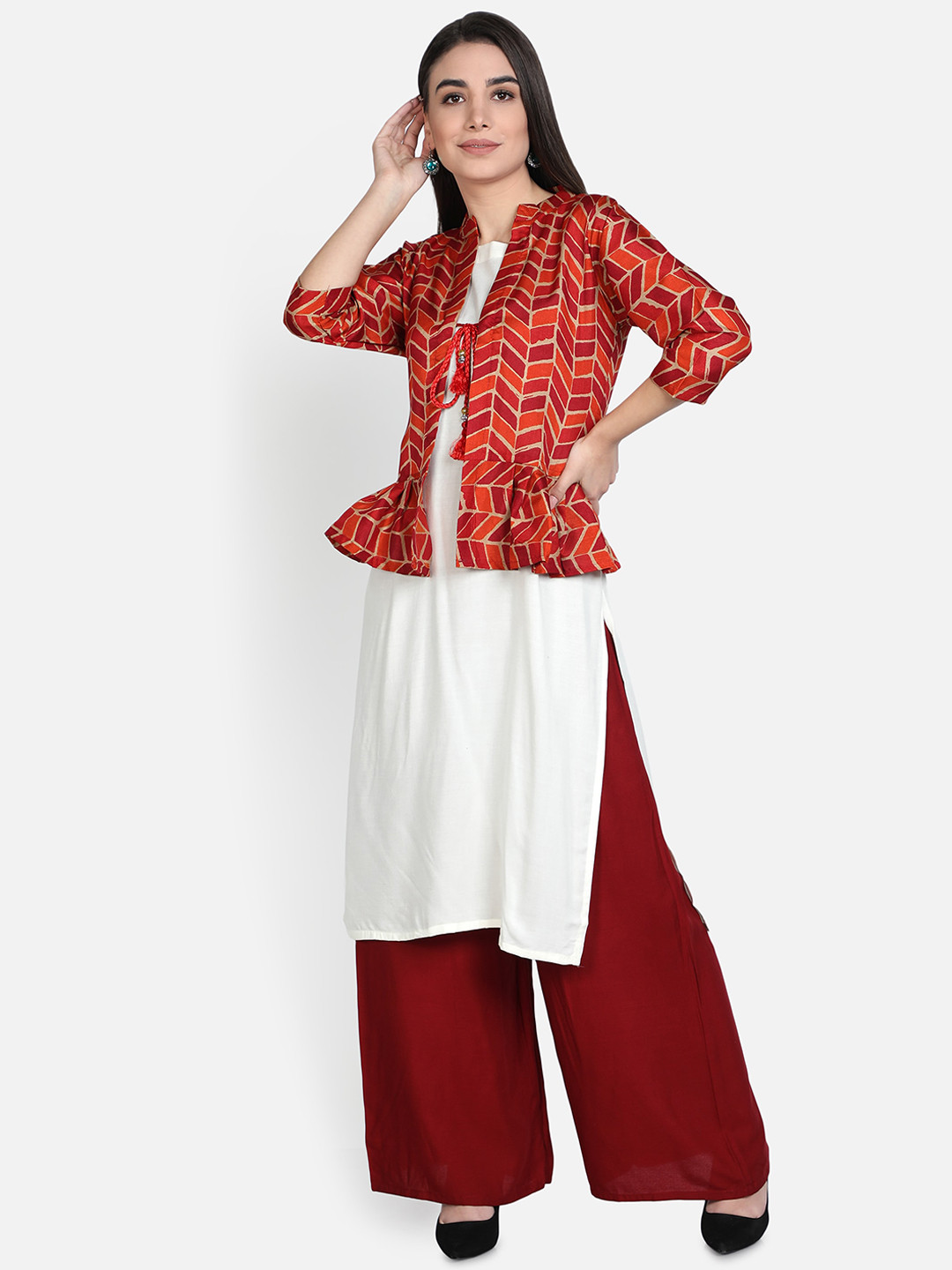 Fabclub Kurta with Jacket