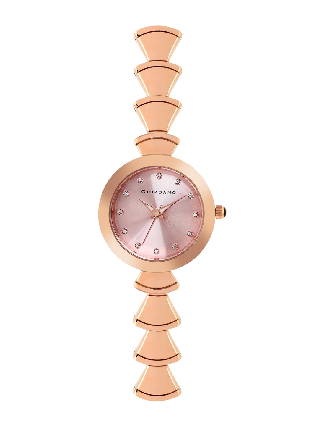 GIORDANO Women Embellished Dial & Bracelet Style Straps Analogue Watch GZ-60020-33