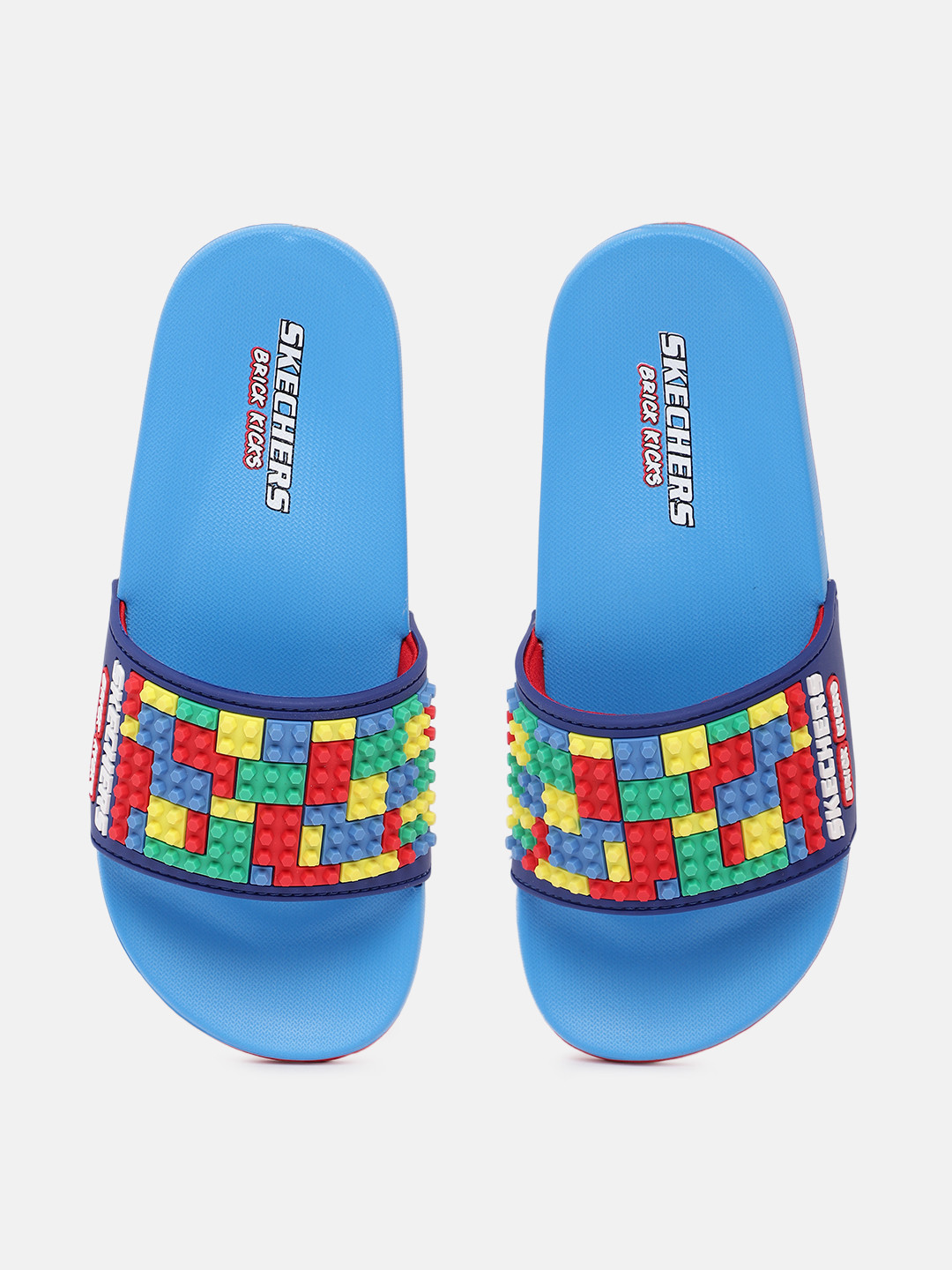 Skechers Boys Multicoloured GAMBIX III SUNNY GLIDE Colourblocked Non-Marking Sliders