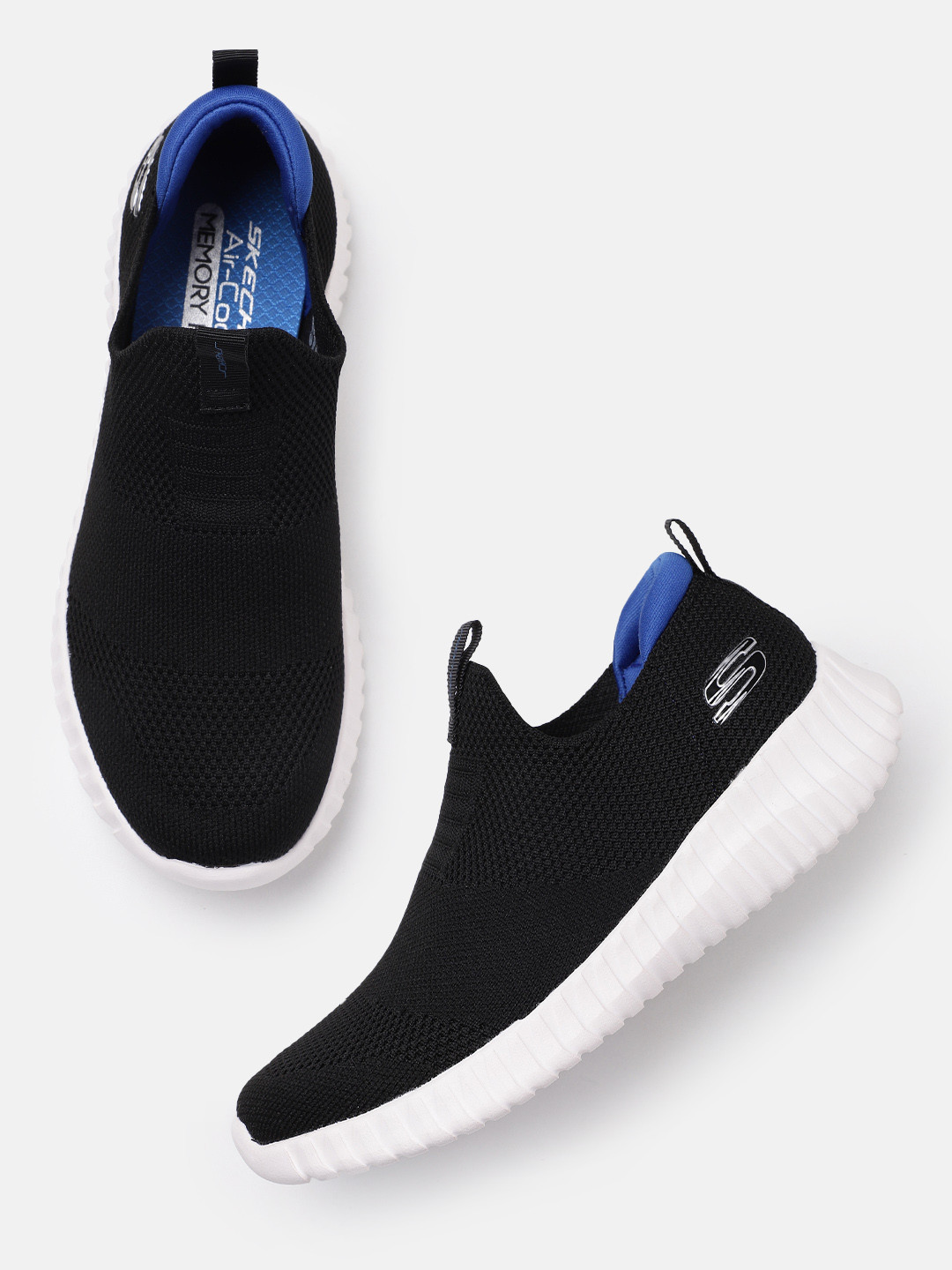 Skechers Boys Air-Cooled Memory Foam Slip-On Sneakers