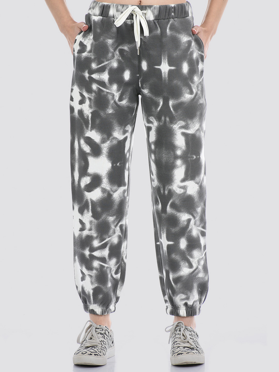ONEWAY Women Cotton Tie & Dye Jogger