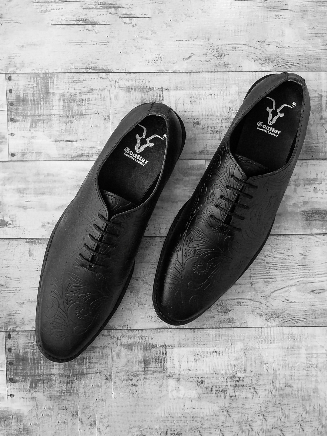 Buy Goatter Men Genuine Leather Formal Oxfords Shoes Formal Shoes for Men 21385168 Myntra