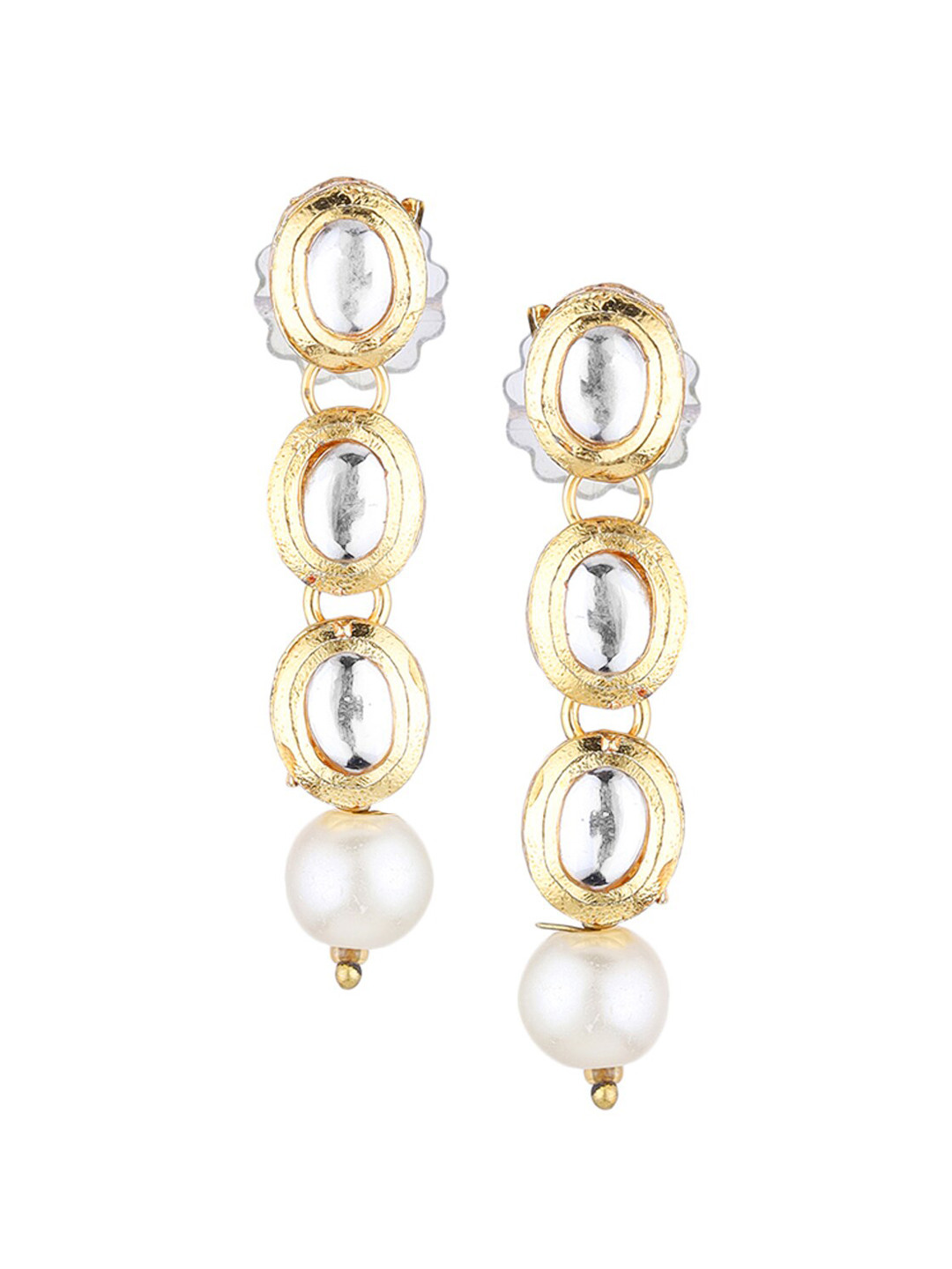Runjhun Gold-Plated Drop Earrings