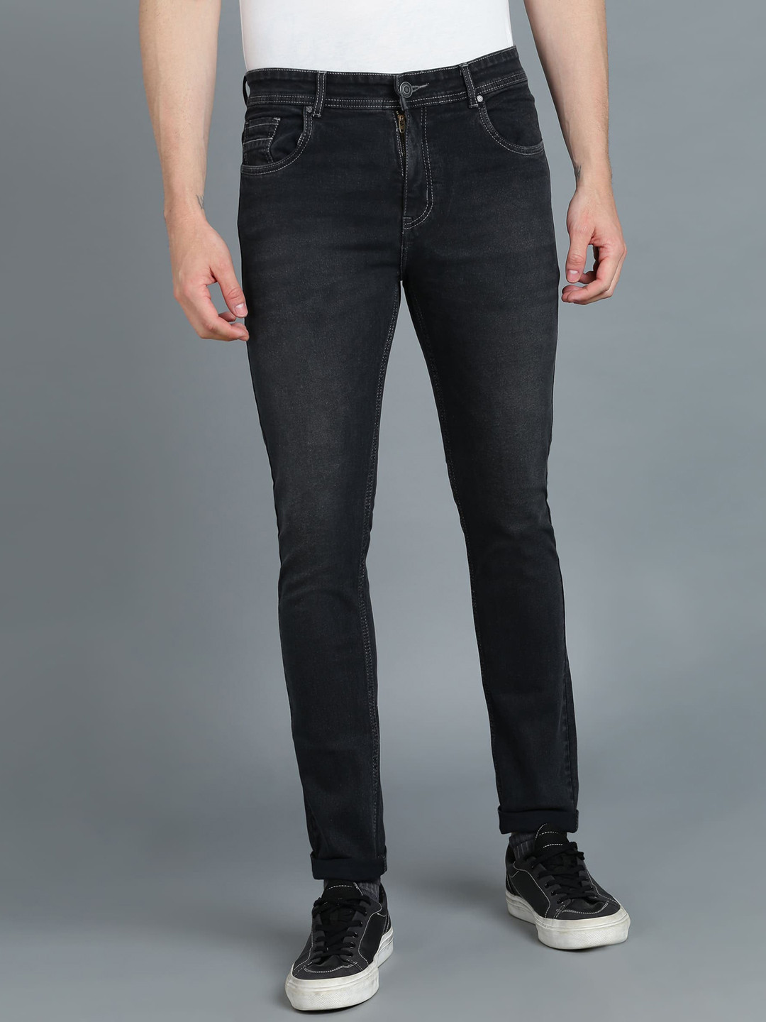 Urbano Fashion Men Cotton Slim Fit Stretchable Jeans