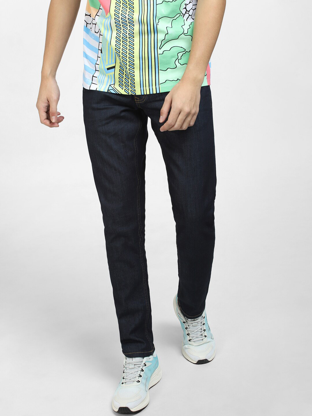Jack & Jones Men Slim Fit Low-Rise Jeans