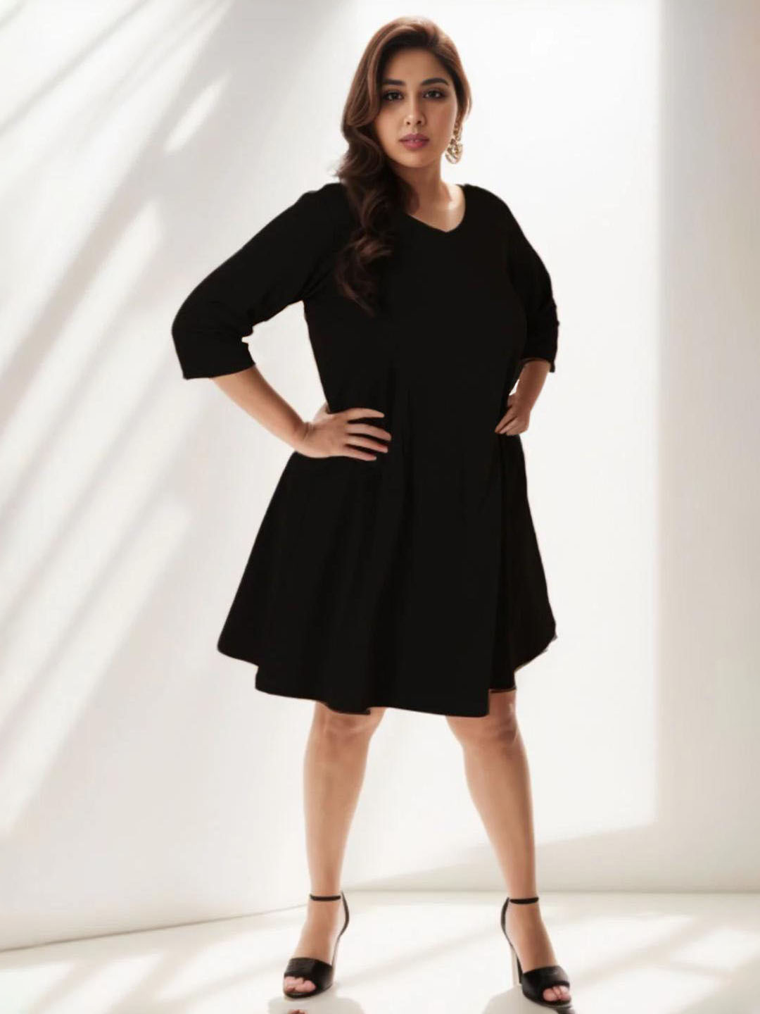 Amydus Plus Size A-Line Dress