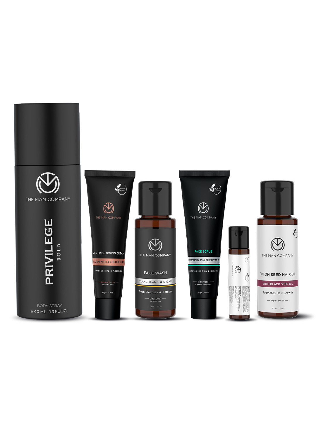 THE MAN COMPANY Premium Skin Glow Collection 6-in-1 Mini Kit