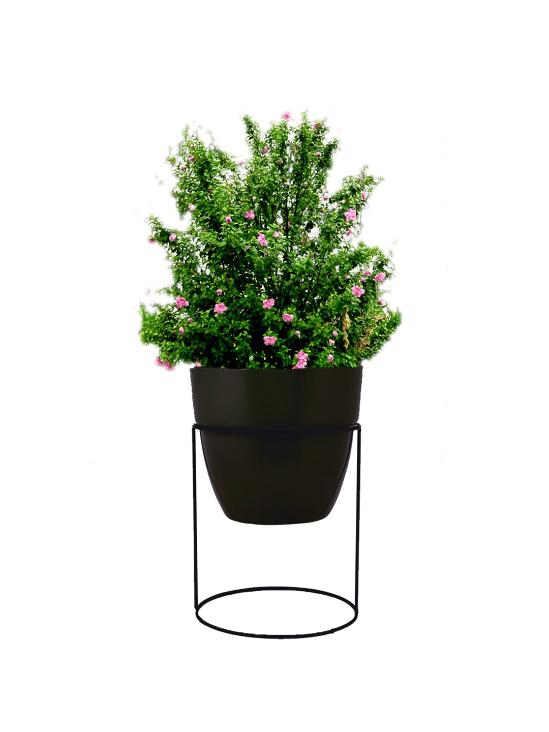 Kuber Industries Black Metal Planter