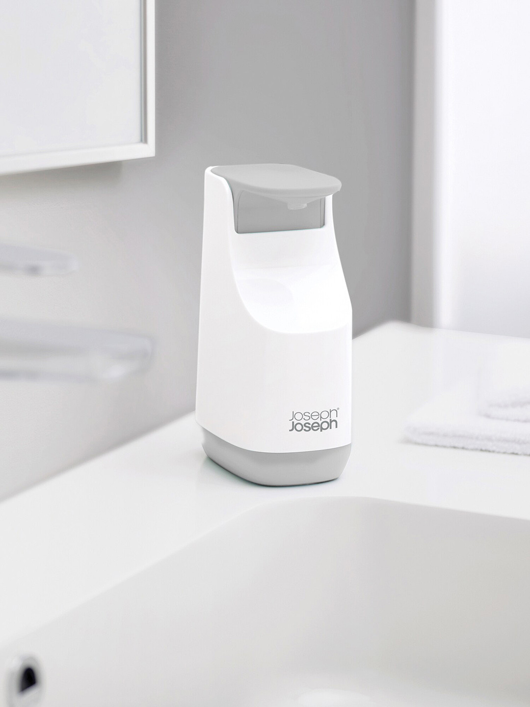 Joseph Joseph Grey Slim Compact Soap Dispenser