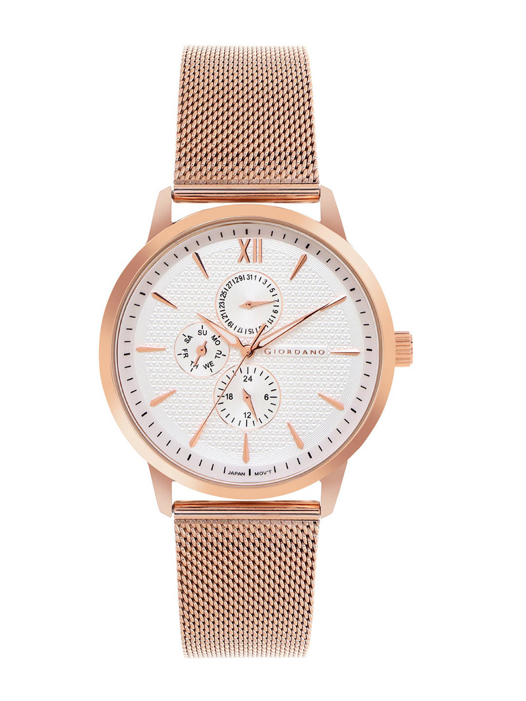 GIORDANO Men Bracelet Style Straps Analogue Watch GD-50008-44