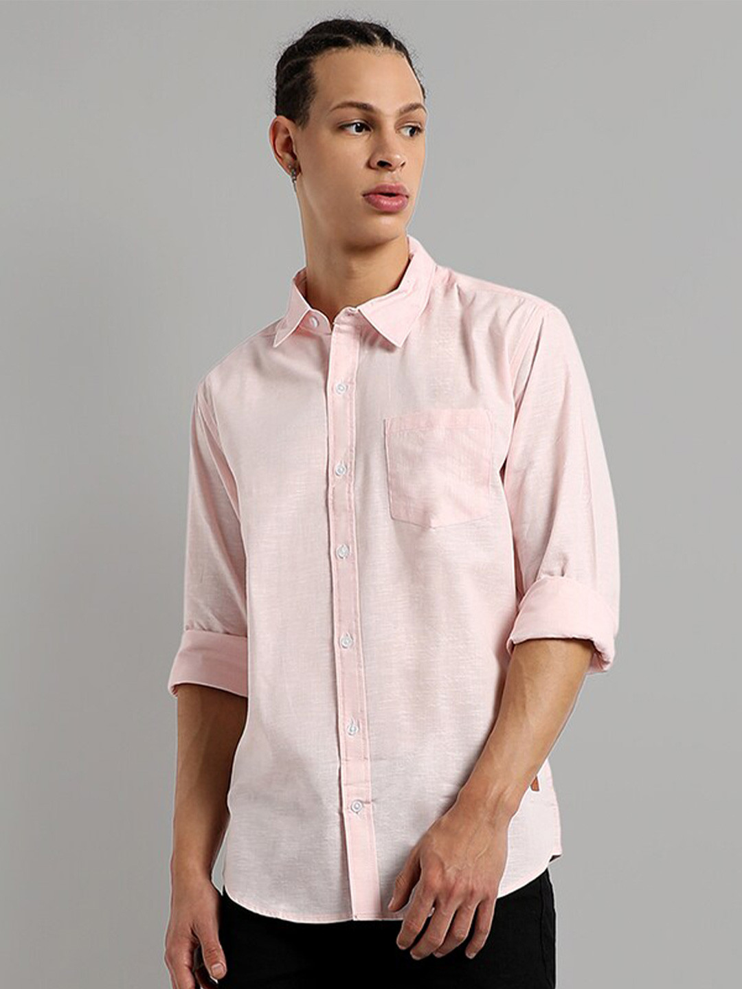 Campus Sutra Men Classic Casual Cotton Shirt