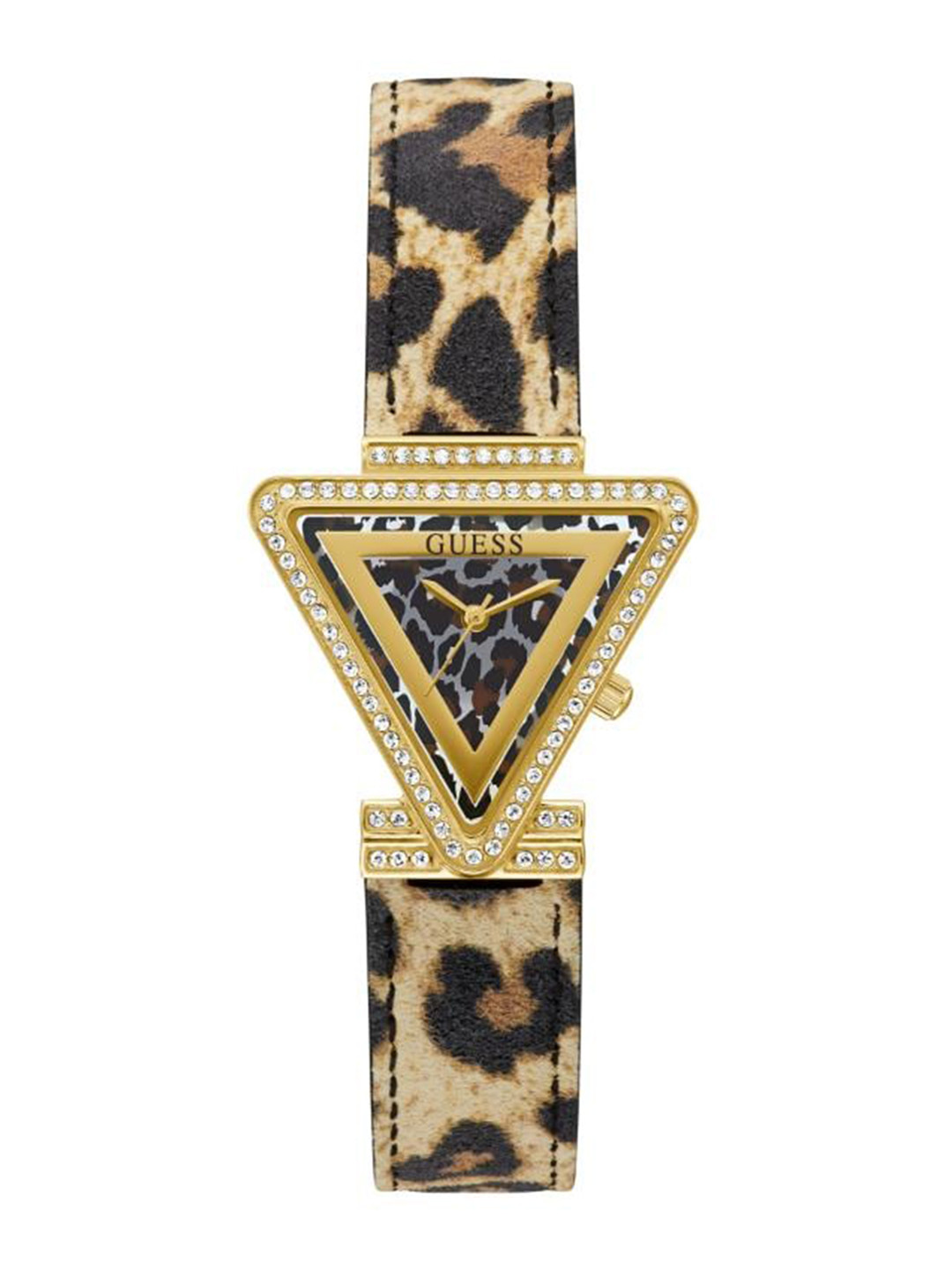 GUESS Women Embellished Dial & Stainless Steel Bracelet Style Straps Analogue Watch GW0504L3