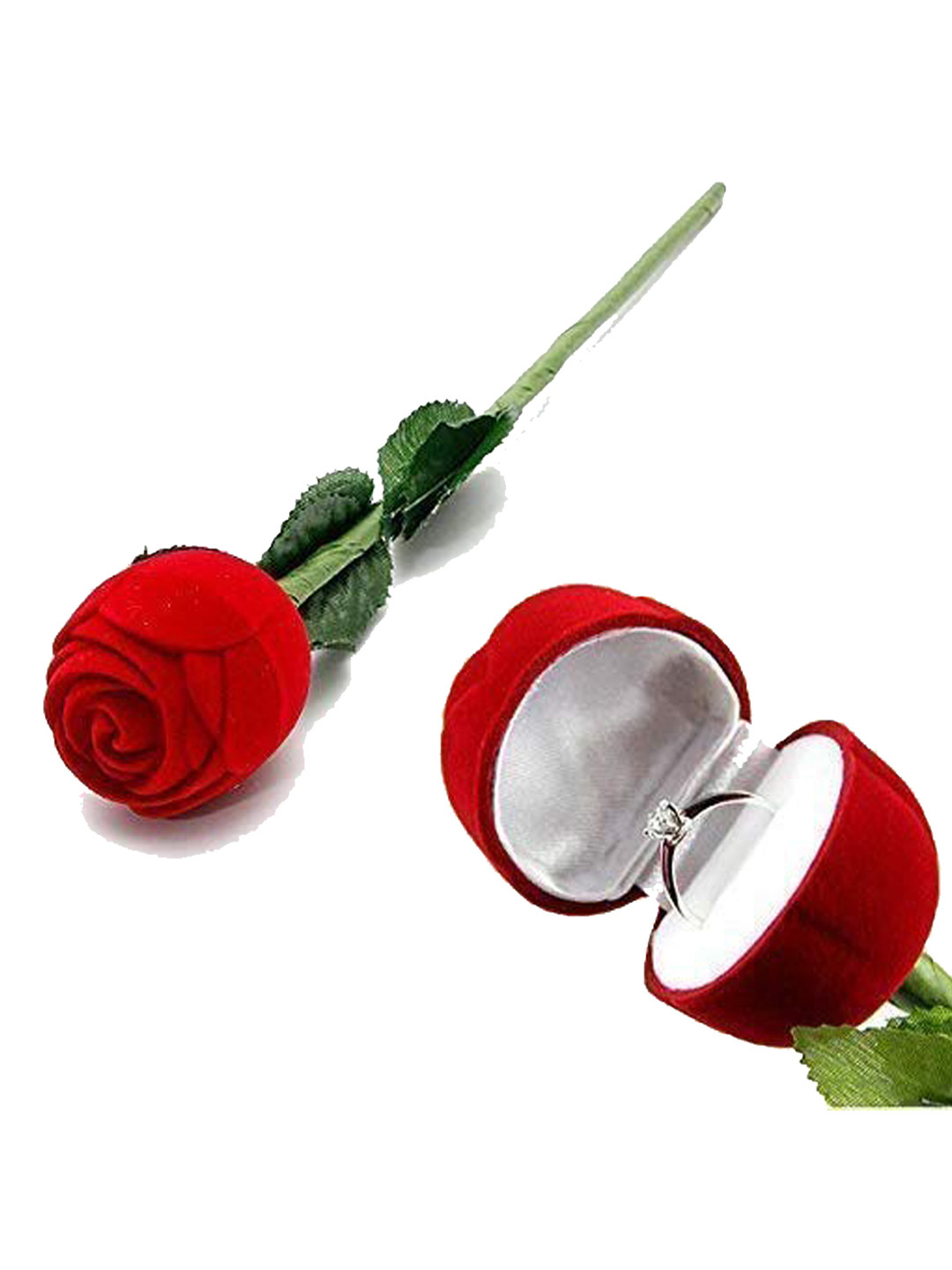 Adwitiya Collection Silver-Plated Stone-Studded Finger Ring with Ring Box