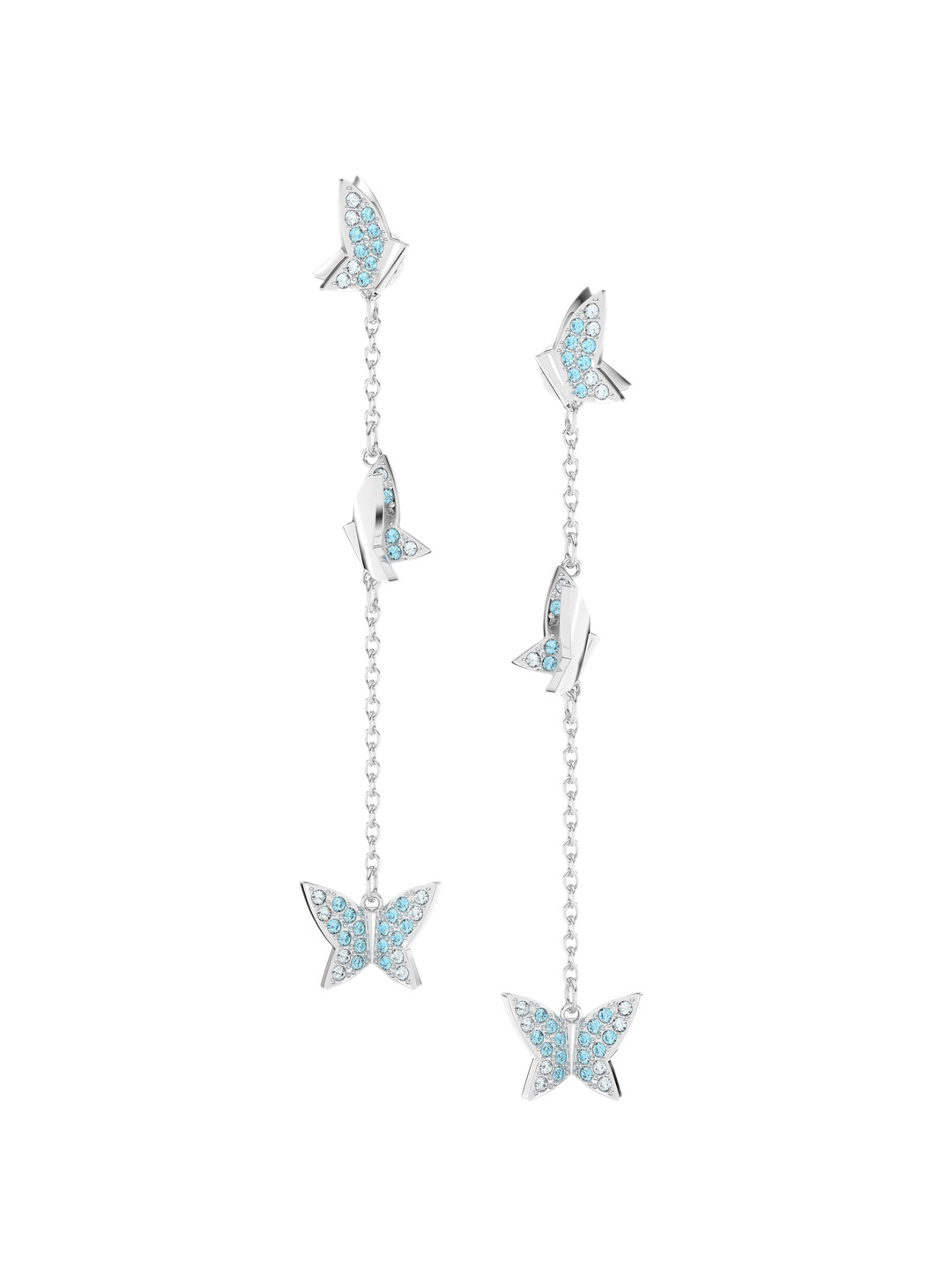 SWAROVSKI MP Lilia:PE Chain BLU/RHS Earrings