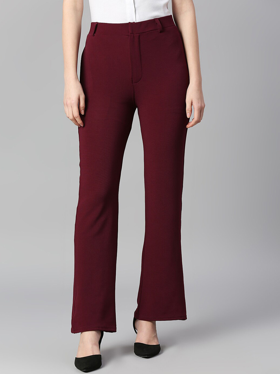 Smarty Pants Women Relaxed Cotton Formal Trouser
