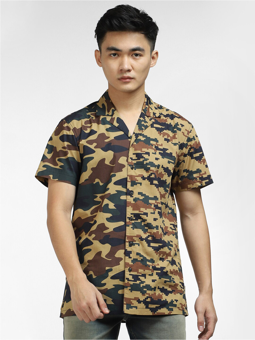 Jack & Jones Men Printed Casual Shirt
