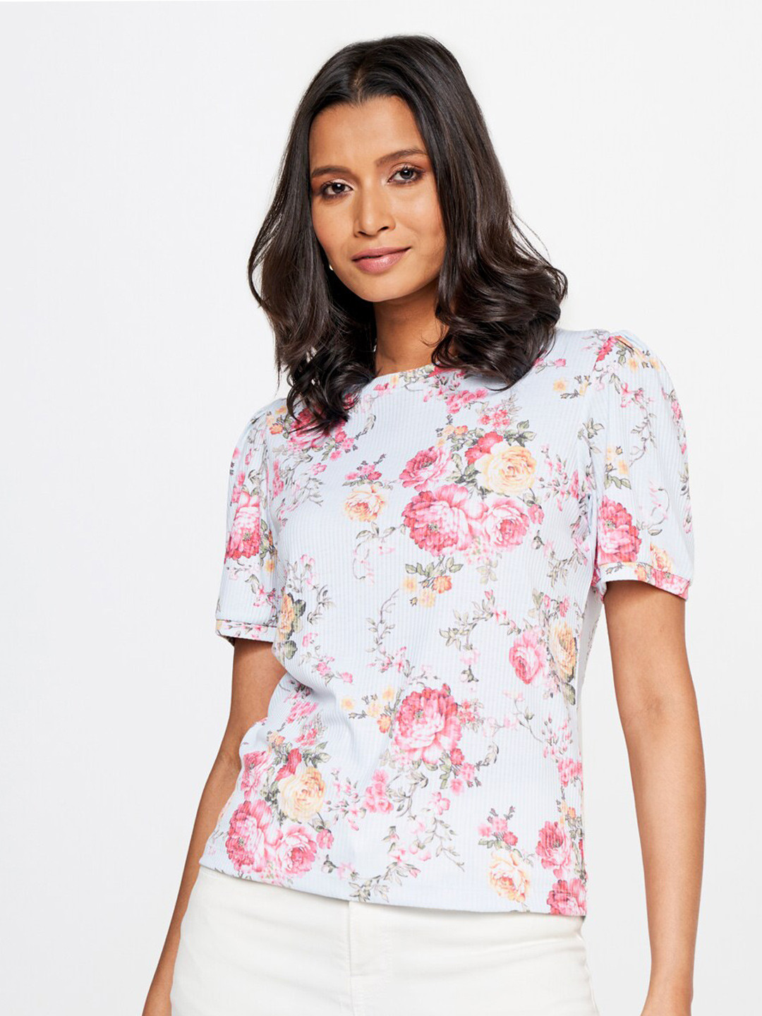 AND Floral Print Top