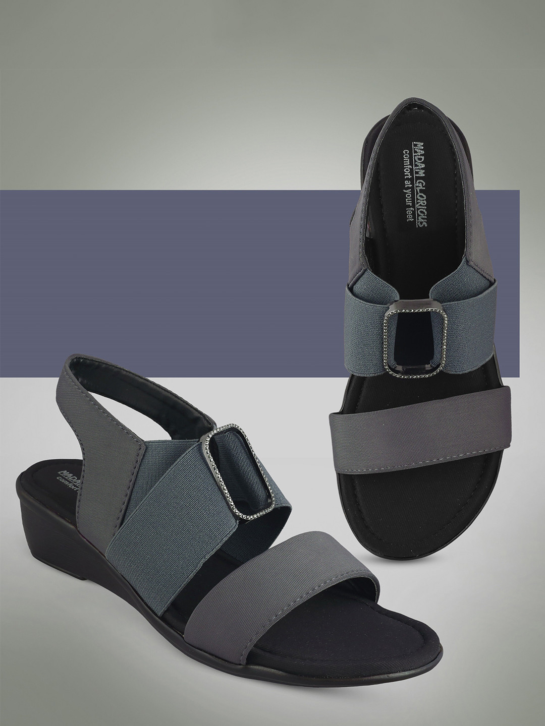 madam glorious Wedge Sandals Heels