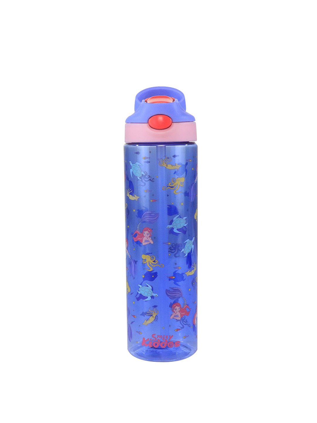 Smily Kiddos Purple Conversational Tritan Lockable Lid Sipper - 750ml