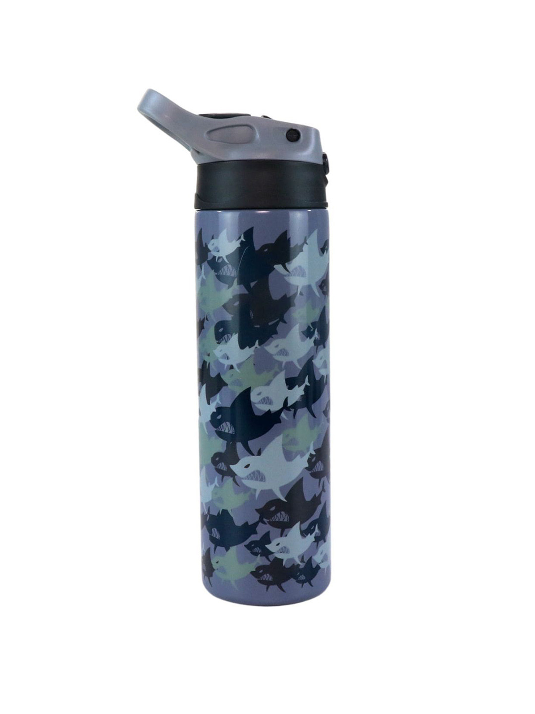 Smily Kiddos Grey Camouflage Stainless Steel Spill Proof Sipper - 450ml