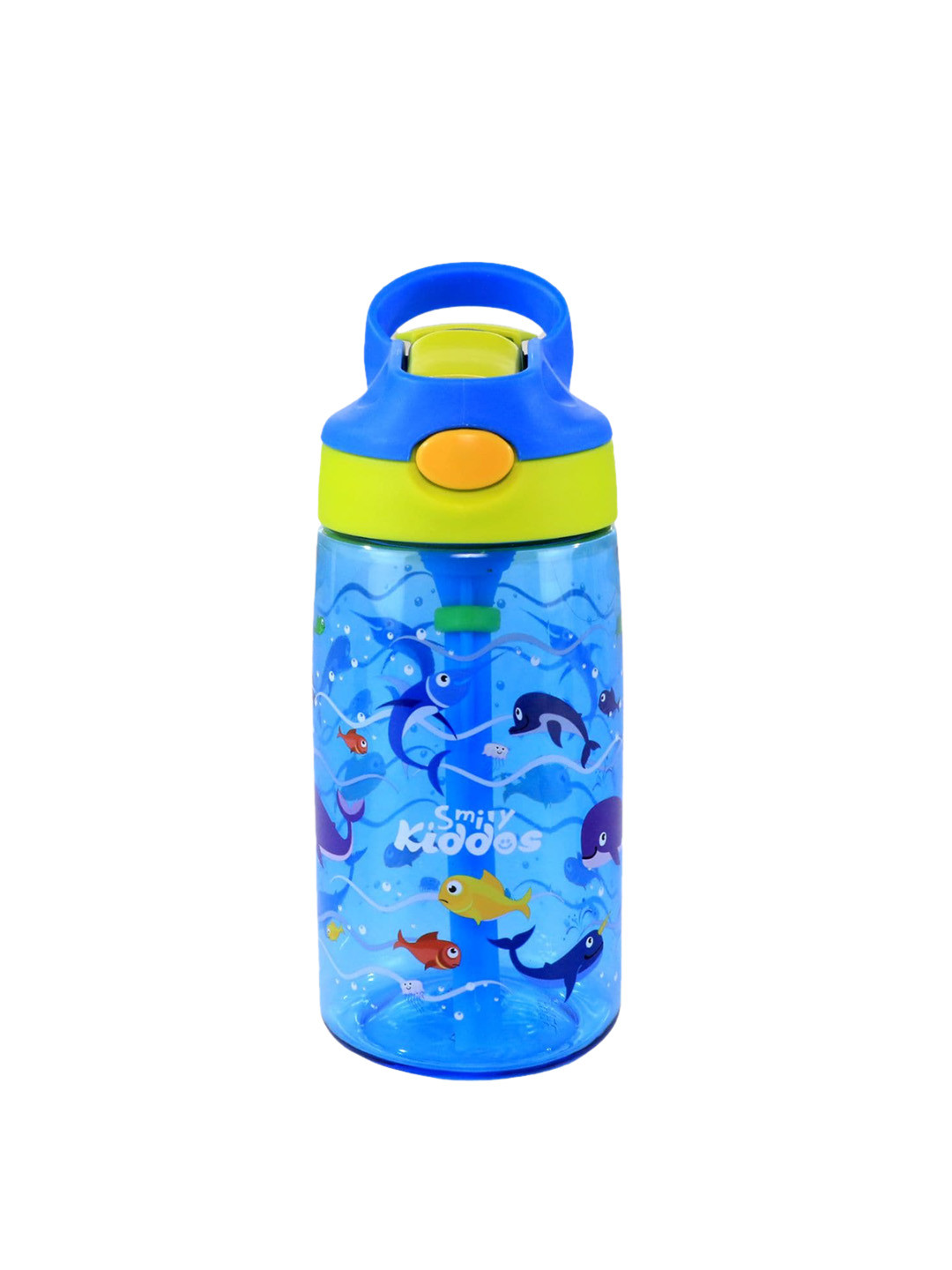 Smily Kiddos Blue Conversational Tritan Lockable Lid Sipper - 1L