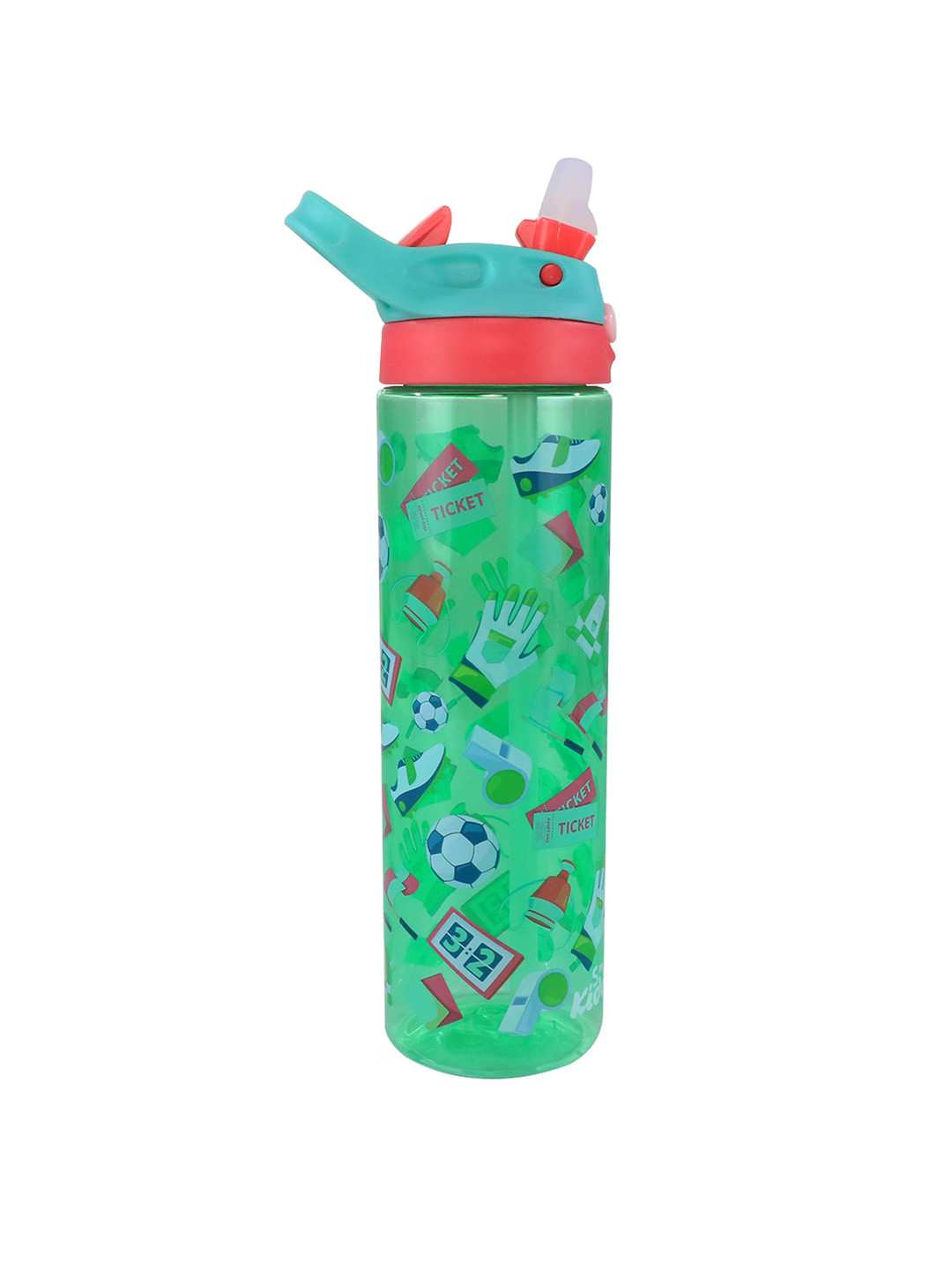 Smily Kiddos Green Conversational Tritan BPA Free Sipper - 450ml