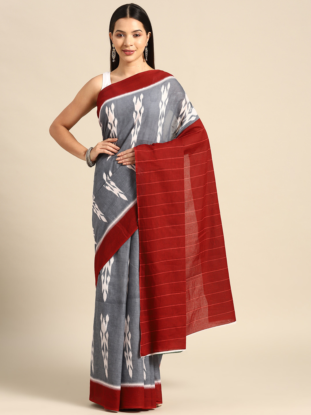 BUTA BUTI Printed Pure Cotton Saree