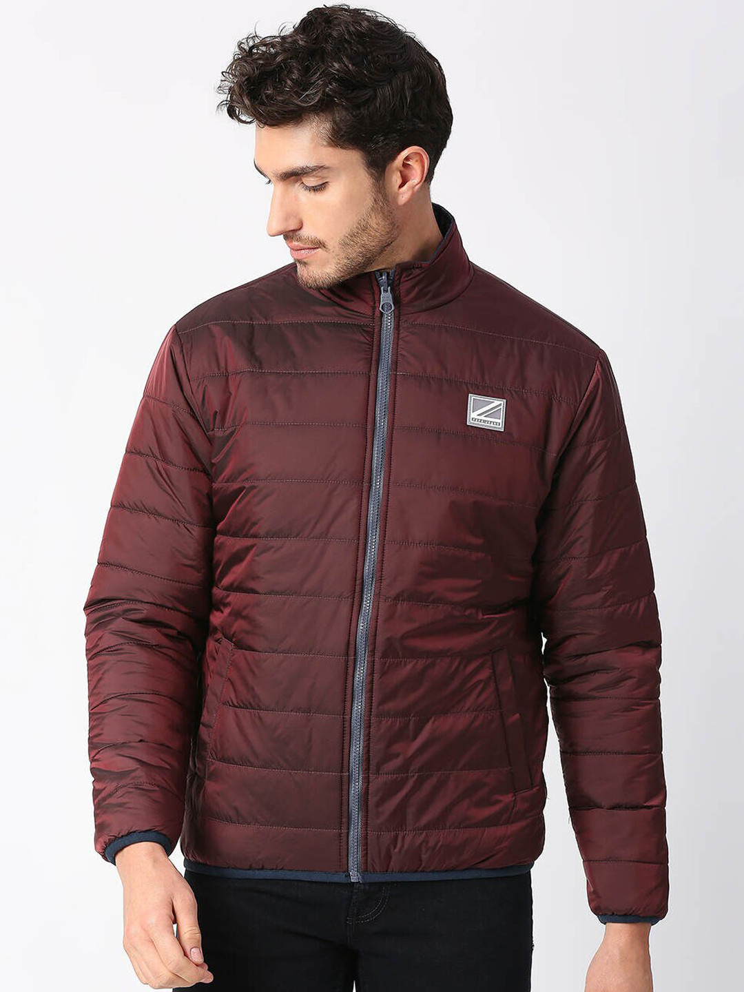 Pepe Jeans Men Solid Puffer Jacket