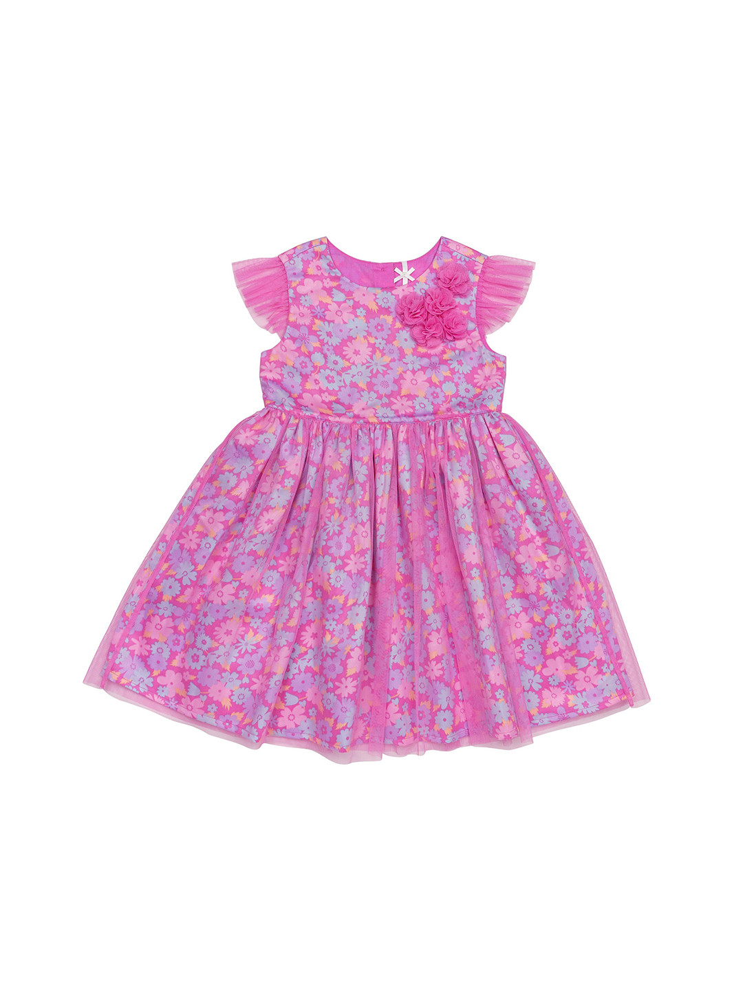 H By Hamleys Floral Printed Fit & Flare Cotton Dress