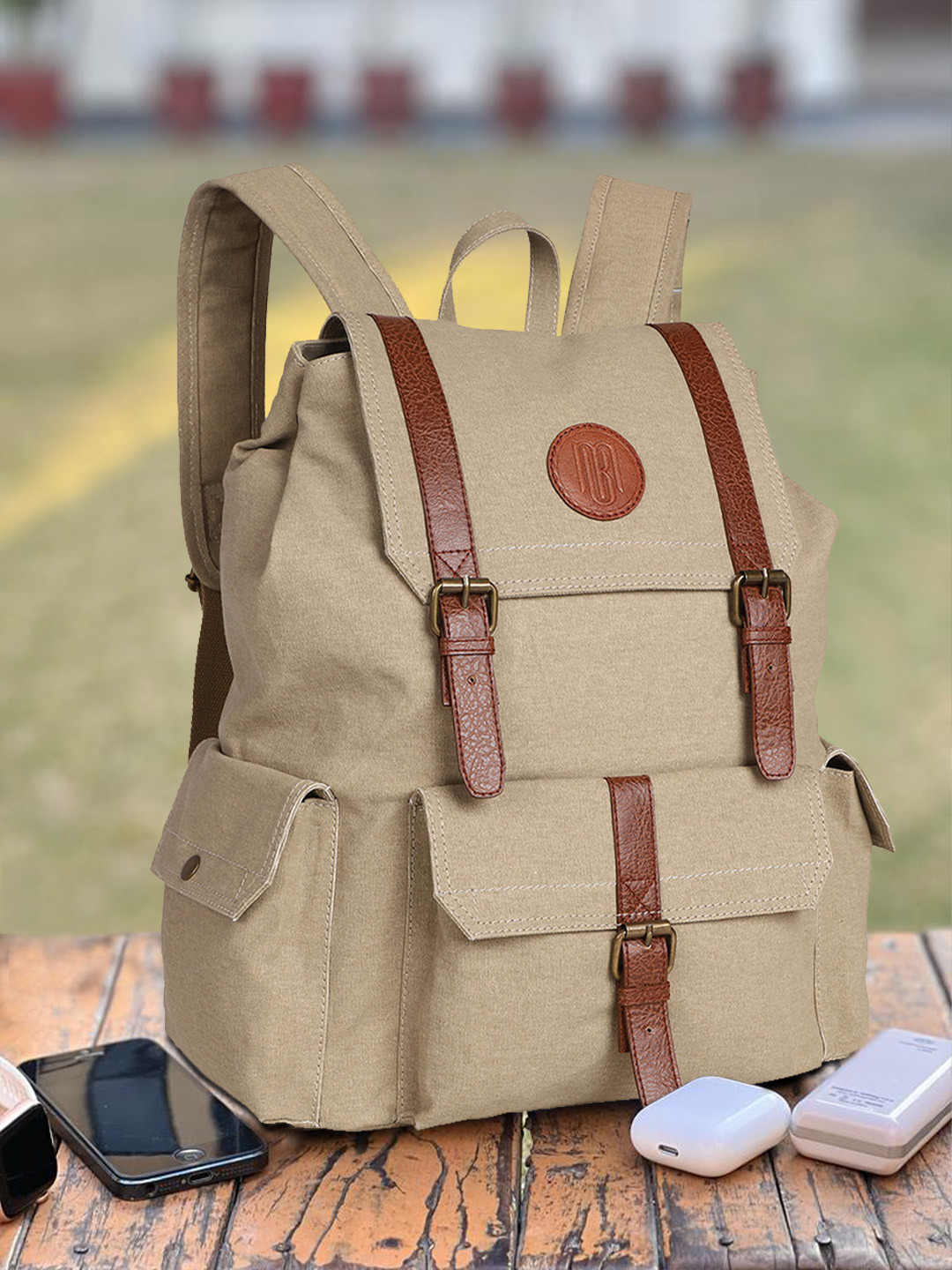 Mona B Canvas Backpack