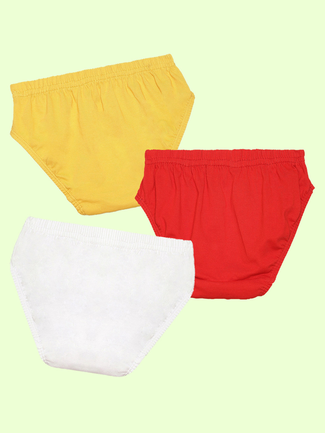 NUSYL Boys Pack Of 3 Pure Cotton Basic Briefs NUBCBRFPO3.0064