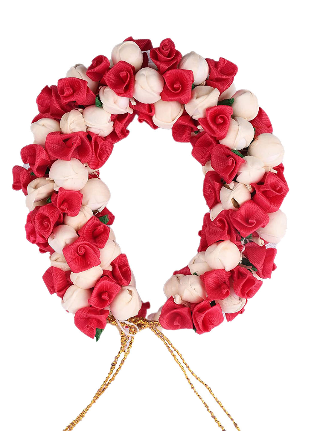 CHRONEX  Artificial Rose Flower Bun Bridal Gajra Hair Extension Juda