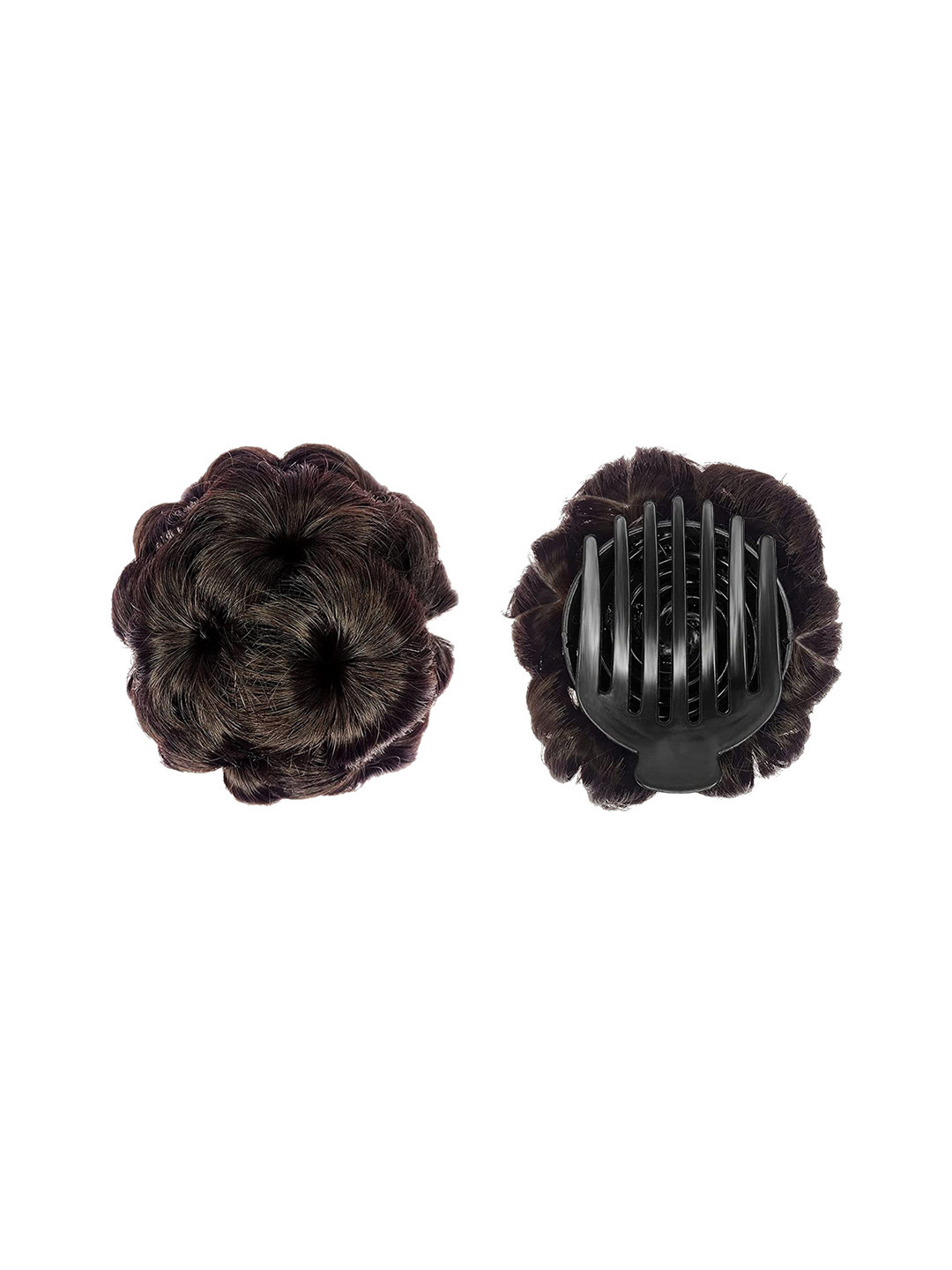 CHRONEX Artificial Bun For Marriage Functions Nug Panja Hair Extension - Brown