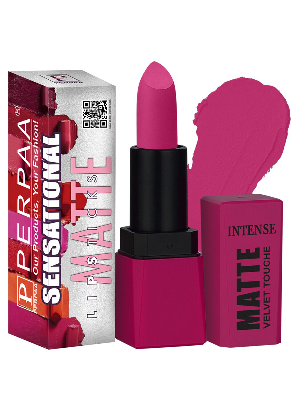 PERPAA Sensational Matte Velvet Touche Lipstick with Vitamin E 3.5g - Pink Passion 302