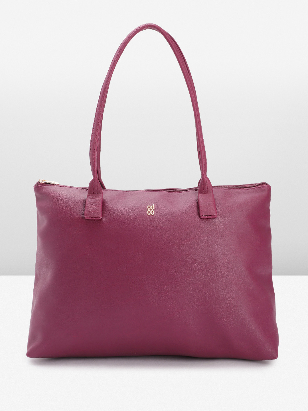 Baggit Women Solid Structured Laptop Shoulder Bag