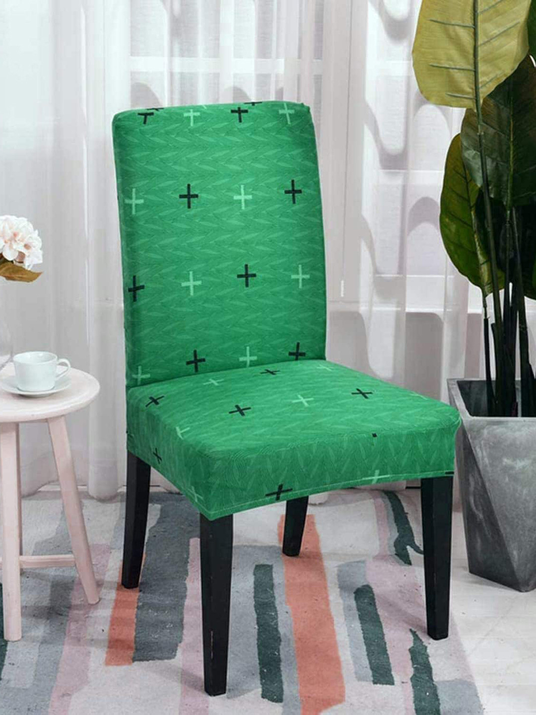 HOUSE OF QUIRK Printed Removable Chair Cover