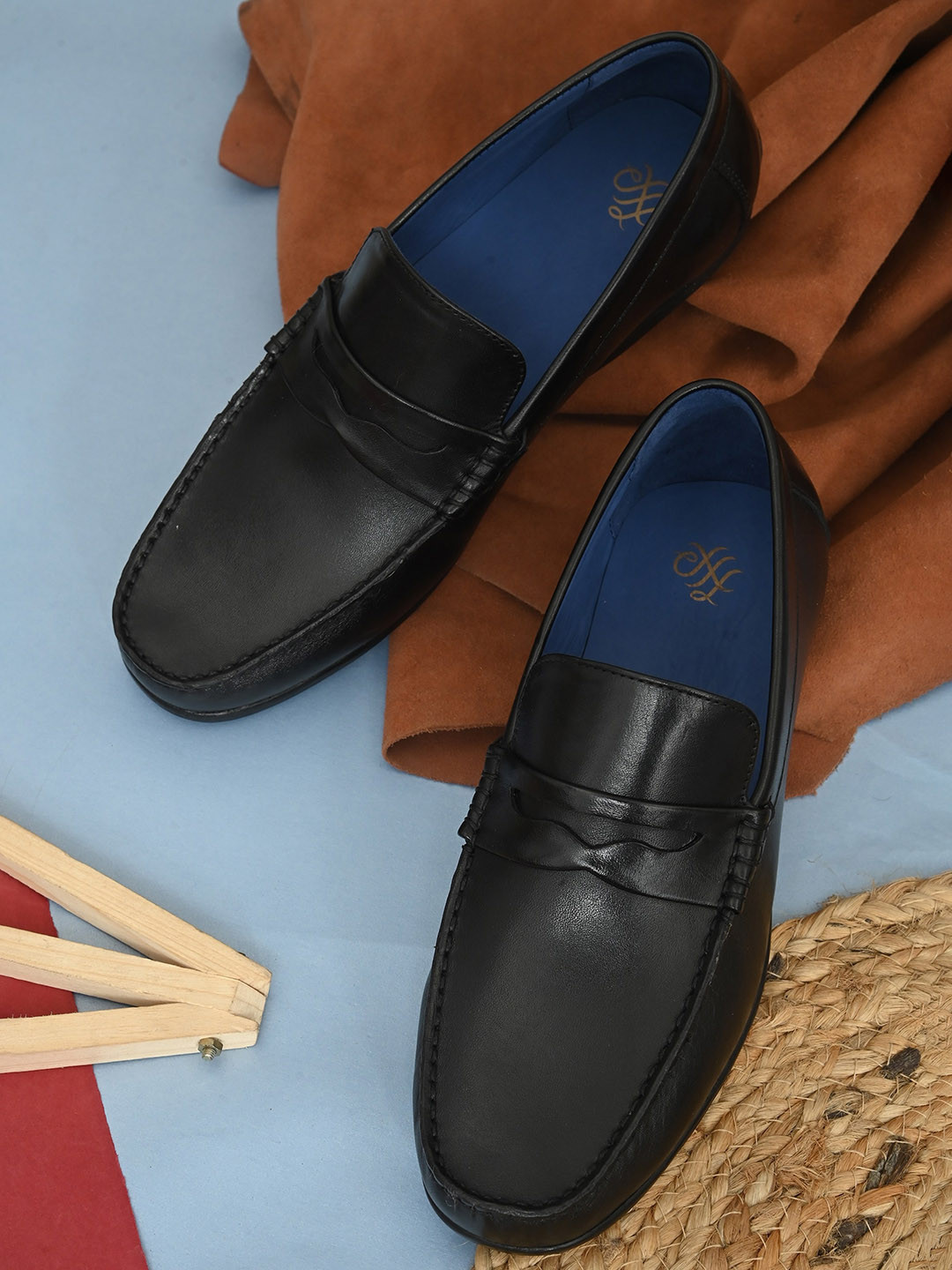 House of Pataudi Men Genuine Leather Formal Loafer