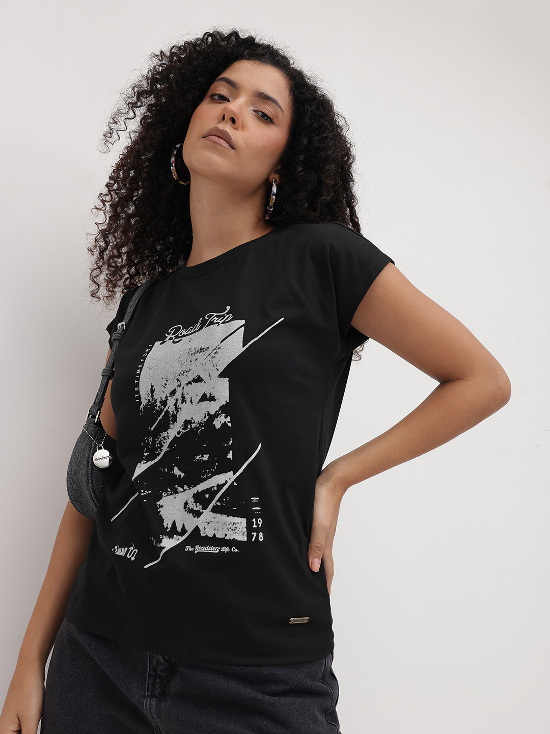 The Roaster Life Co. Printed Round Neck T-shirt