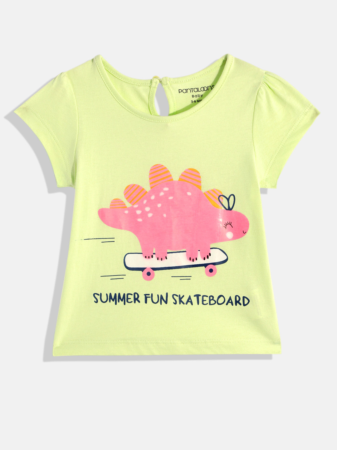 Pantaloons Baby Infant Girls Pure Cotton Printed Top