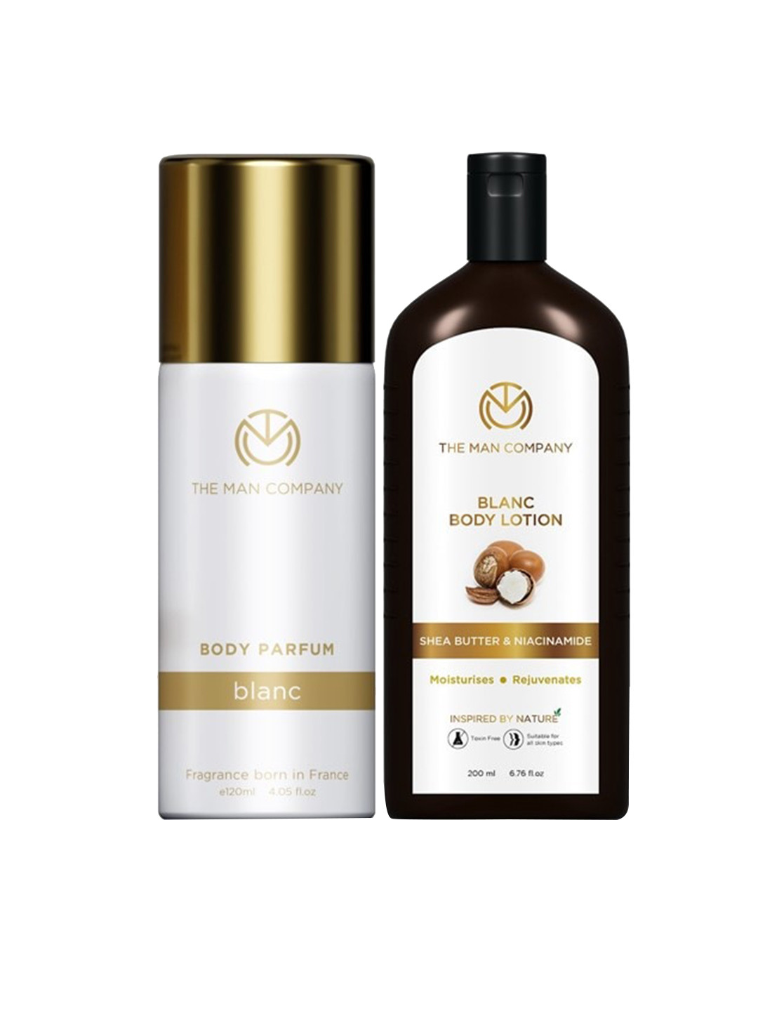 THE MAN COMPANY Men Blanc Body Spray-120 ml & Blanc Body Lotion-200 ml