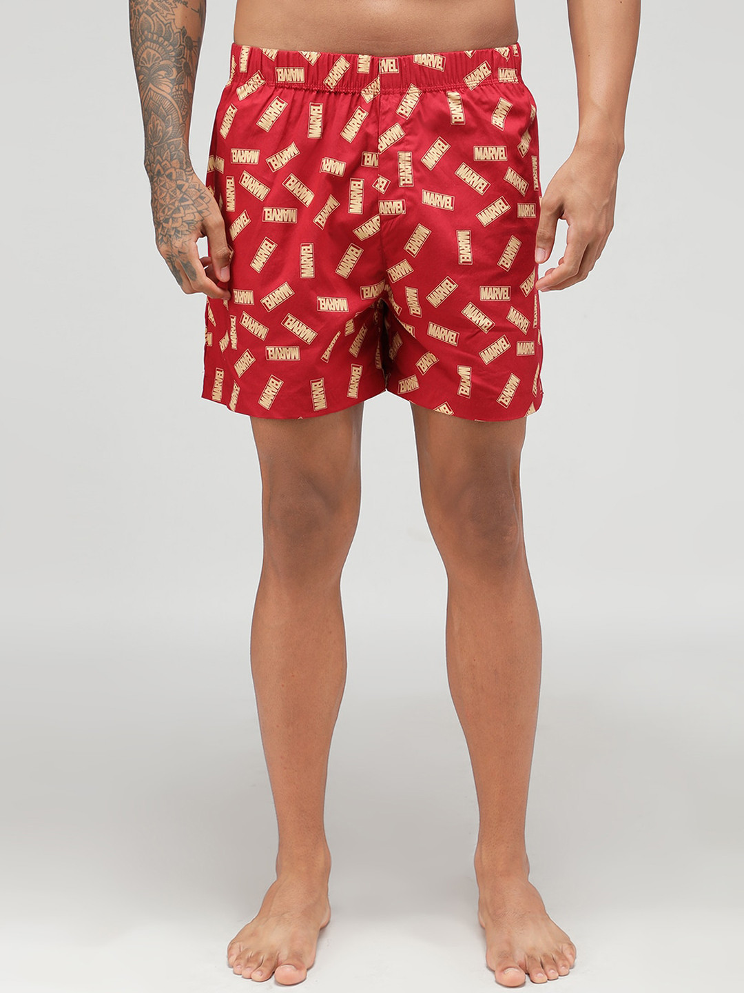 Zoiro Men Marvel Printed Pure Cotton Boxers